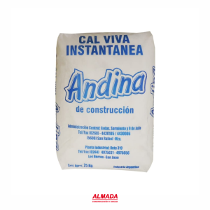 Cal viva andina x 25kg   CAL