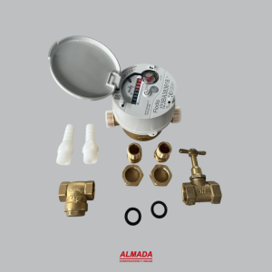 Kit medidor de agua sin la caja de pvc