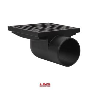 Duratop lx embudo horiz 110mm c/rejilla plast 20/20  un DURATOP